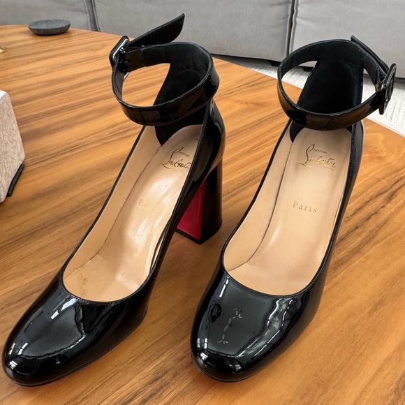 Christian Louboutin Shoes - Christian Louboutin SOVAL 85 PATENT BK01 Black